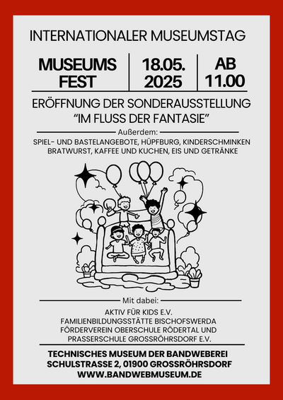 Zur Ausstellungseröffnung gibt es ein Museumsfest